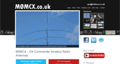 Desktop Screenshot of m0mcx.co.uk